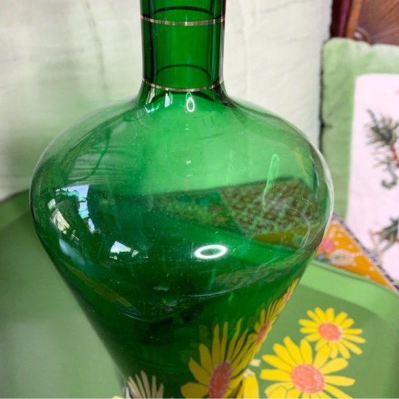 Gilded Emerald Decanter - Picture 9 of 9